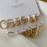 Set heart earrings