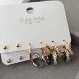 Set fashion circle hoop
