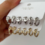 Set sea jewelry earrings