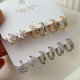 Set flower earrings