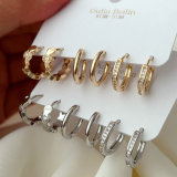 Set simple earrings