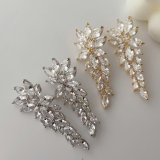 Pave zircon party earrings