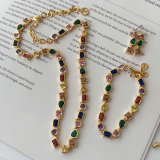 Colorful set jewelry