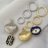 Diy circle clasp charm