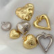 Metal heart charm