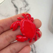 Red crab charm