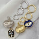 Diy circle clasp charm