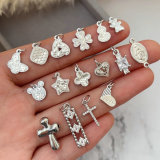 Mini diy heart star charm