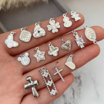 Mini diy heart star charm
