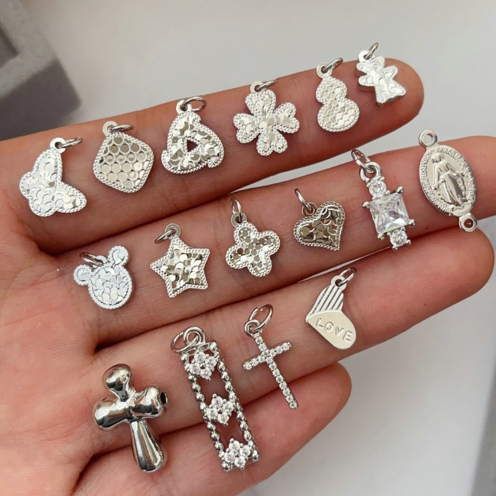 Mini diy heart star charm
