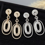 Pave zircon party earrings