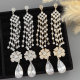 Pave zircon party earrings