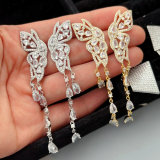 Pave butterfly earrings