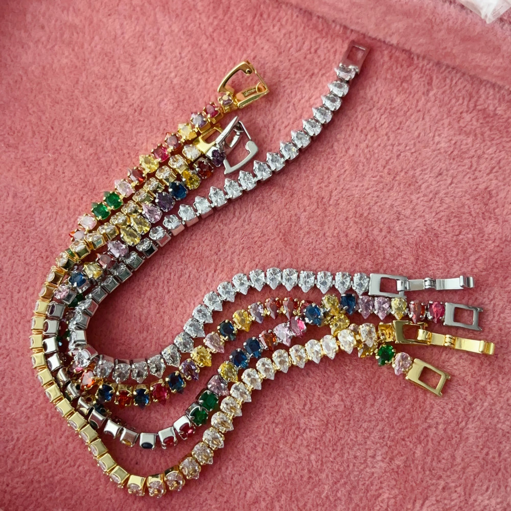 Enamel eye bracelet