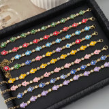 Enamel hand bracelet