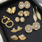 Fashion zircon earrings flower earrings