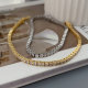 Tennis chain bracelet