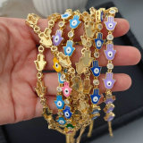 Enamel hand bracelet