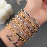 Simple link chain bracelet