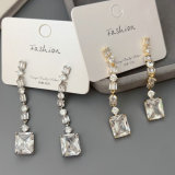 Pave zircon party earrings