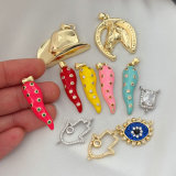 Enamel Chili  charm