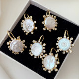 Fresh water pearl earrings