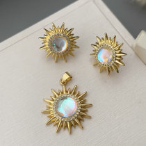 Set sunflower charm
