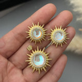 Set sunflower charm
