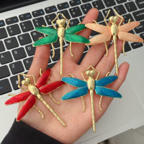 enamel dragonfly pendant