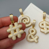 Diy pave zircon charm