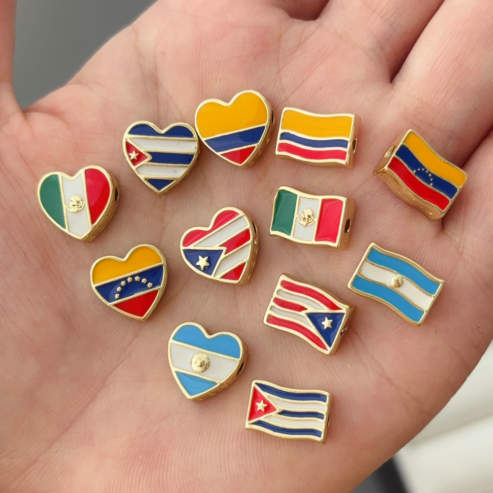 country charm bead