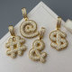 Diy pave zircon charm