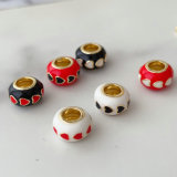 enamel big hole bead