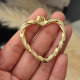 Pave heart charm