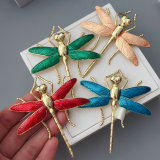 enamel dragonfly pendant