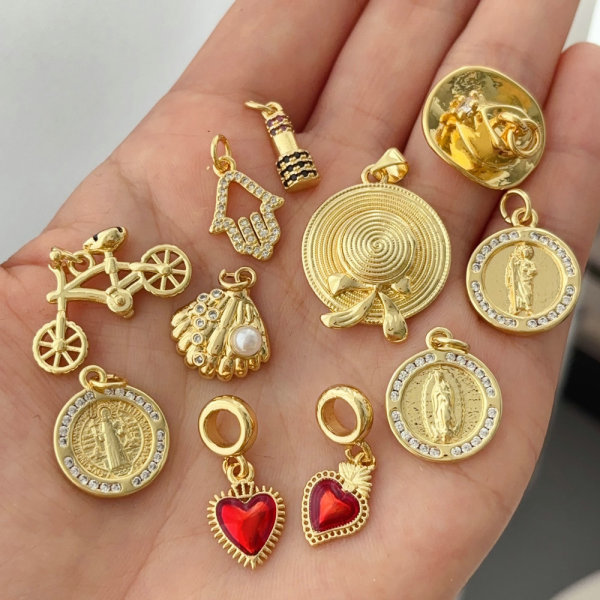 diy heart charm
