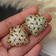 Pave zircon heart charm