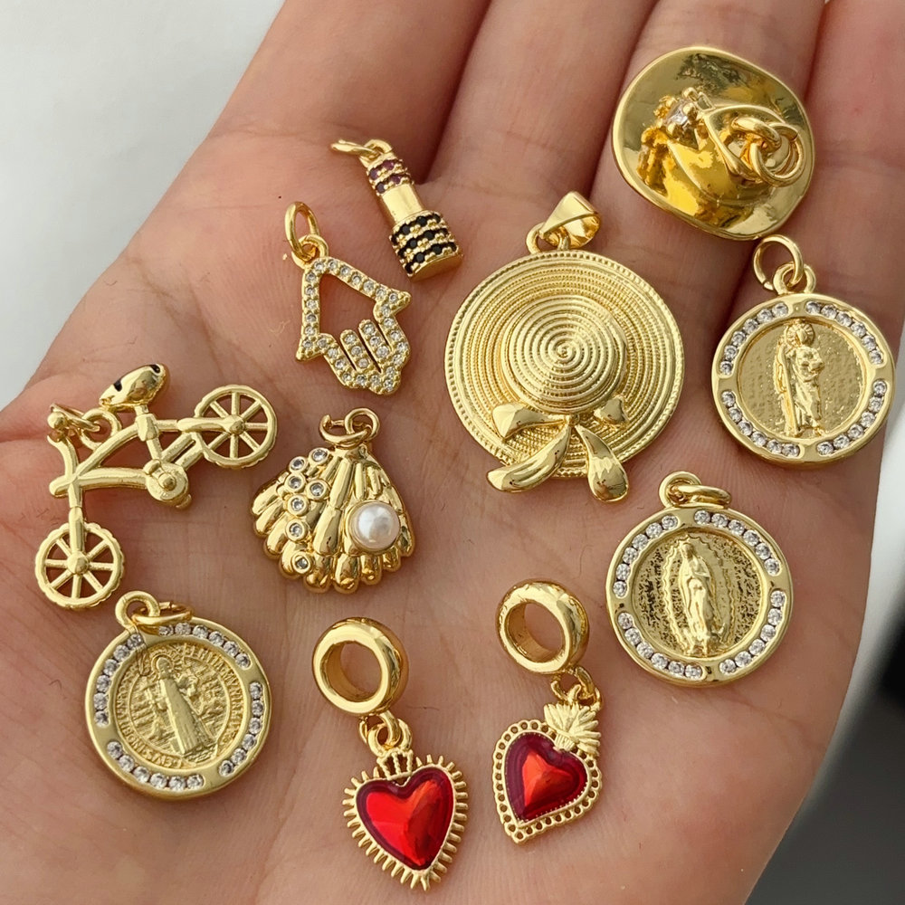 diy heart charm