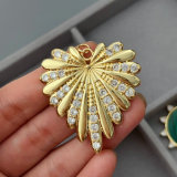 Pave heart pendant