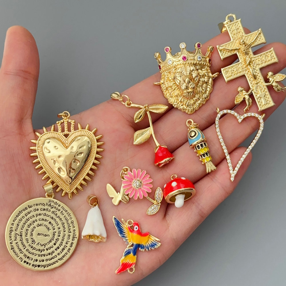 Heart diy charm