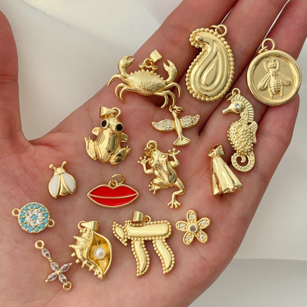 Diy sea shell charm