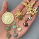Pave heart charm