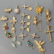 Diy cross bee charm
