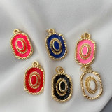 Enamel cap charm