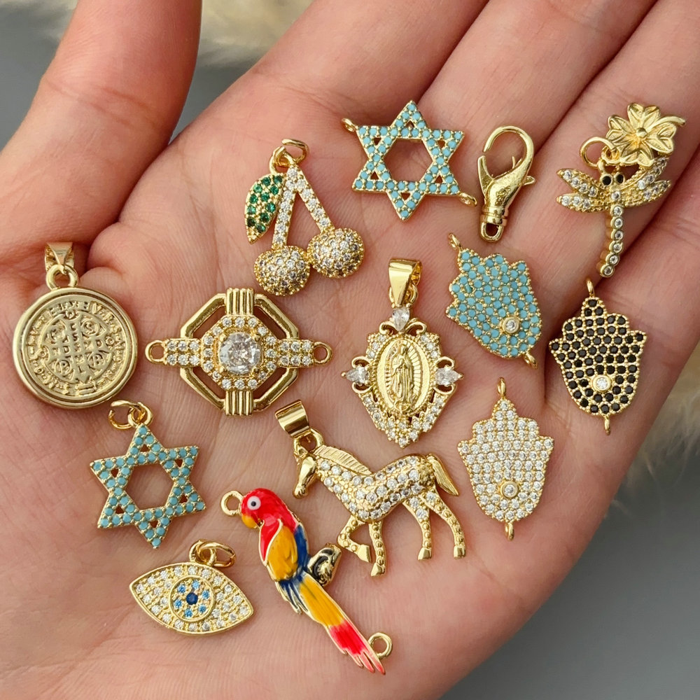 Diy pave star charm