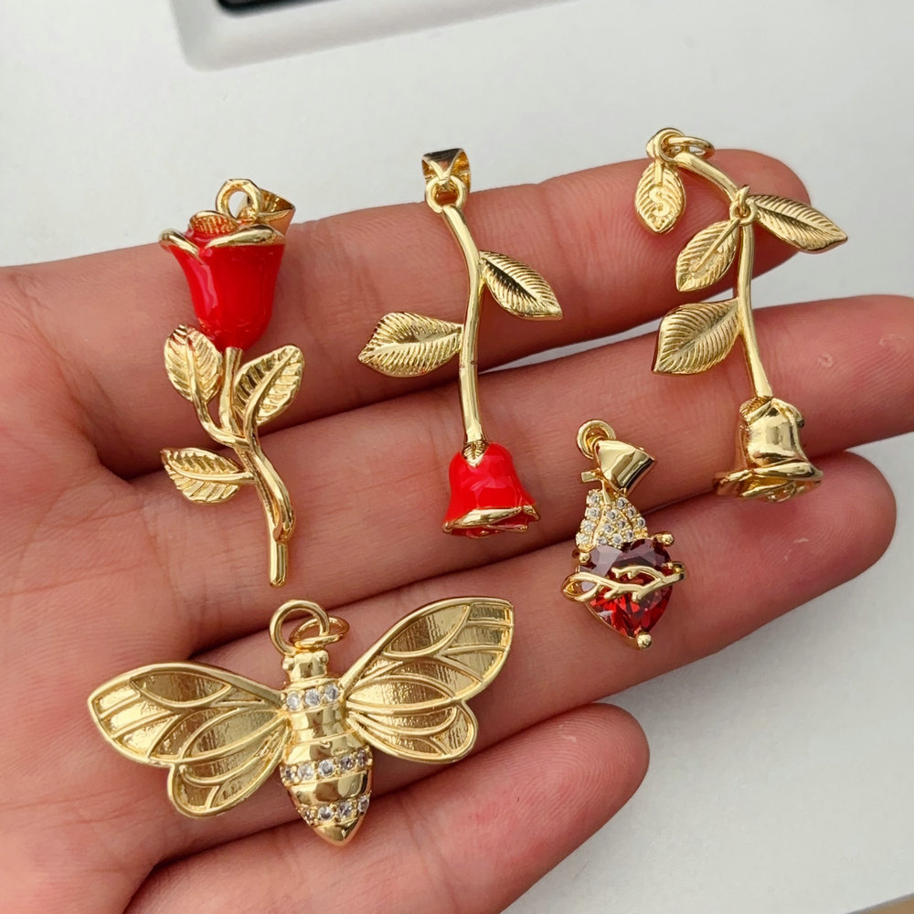 Diy flower charm