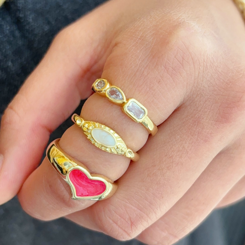 Small heart ring