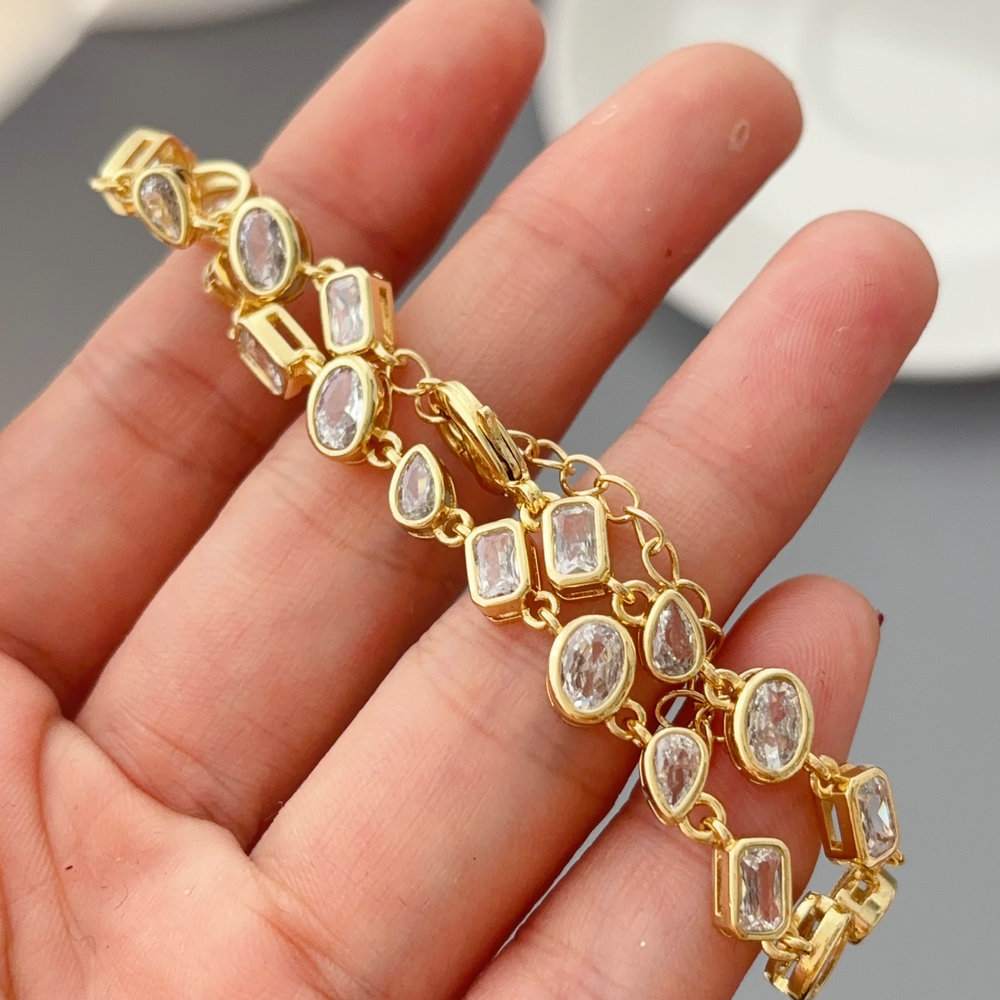 Pave zircon bracelet