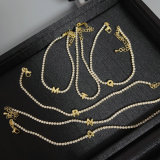 Letter tennis bracelet