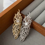 pave zircon chunky ring